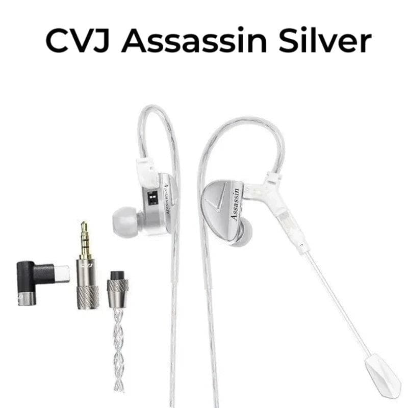 CVJ Assassin 1DD + 1BA + 1 Vibration triple unit Hybrid gaming in Ear Earphones