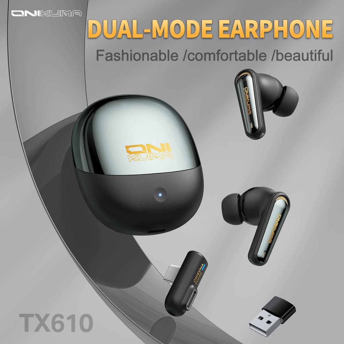 ONIKUMA TX610 Gaming Earbuds