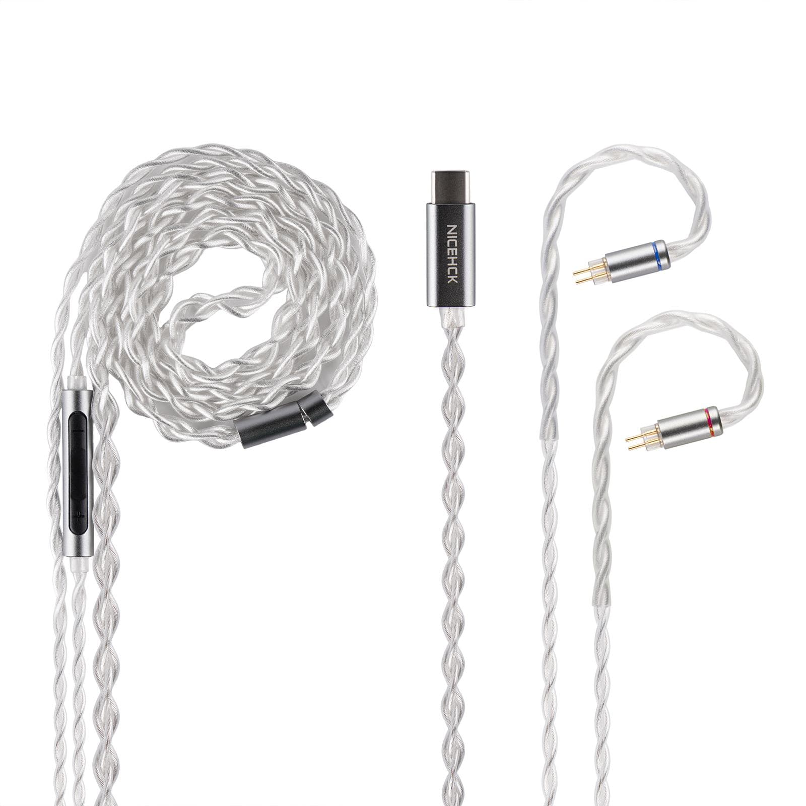 NICEHCK SP4 USB C IEM Cable with Mic, CX31993 DAC Chip