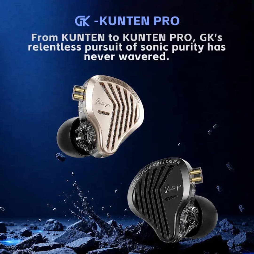 GK- KUNTEN PRO In Ear Earphones Upgrade Dynamic Driver