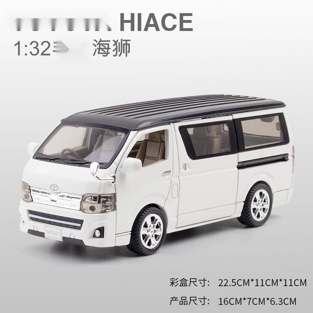 TOYOTA hiace 1:32 size diecast car